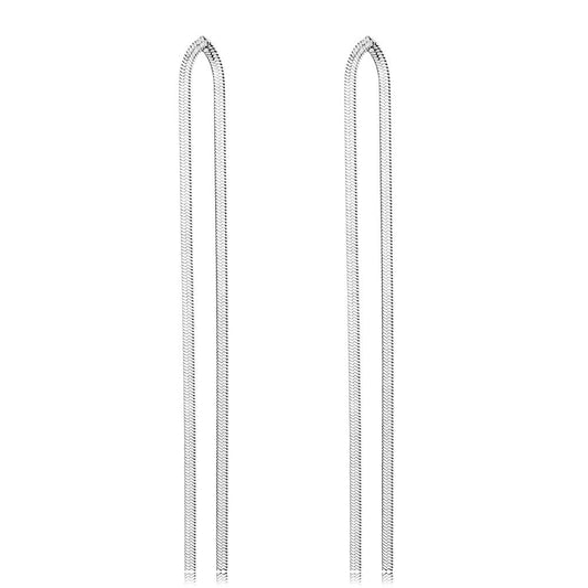 TK3530 - High polished (no plating) Stainless Steel Earrings with No Stone LuxuryLifeWay Online Store