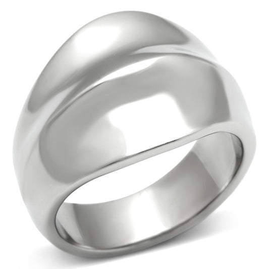 TK397 - High polished (no plating) Stainless Steel Ring with No Stone LuxuryLifeWay Online Store