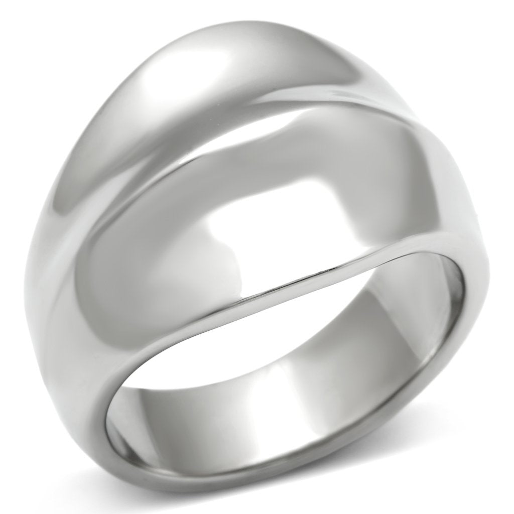 TK397 - High polished (no plating) Stainless Steel Ring with No Stone LuxuryLifeWay Online Store