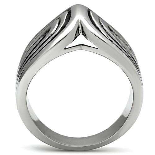 TK521 - High polished (no plating) Stainless Steel Ring with No Stone LuxuryLifeWay Online Store