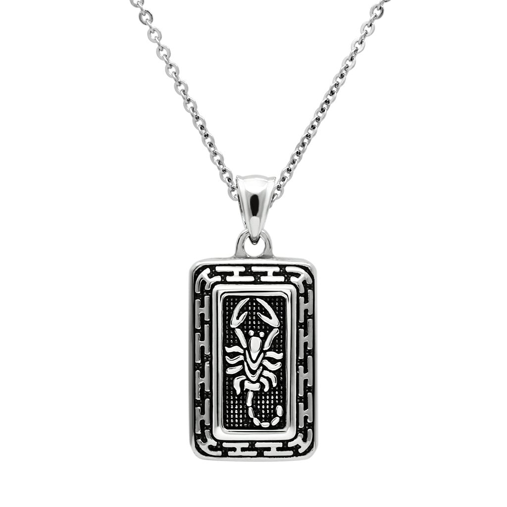 TK546 - High polished (no plating) Stainless Steel Chain Pendant with No Stone LuxuryLifeWay Online Store