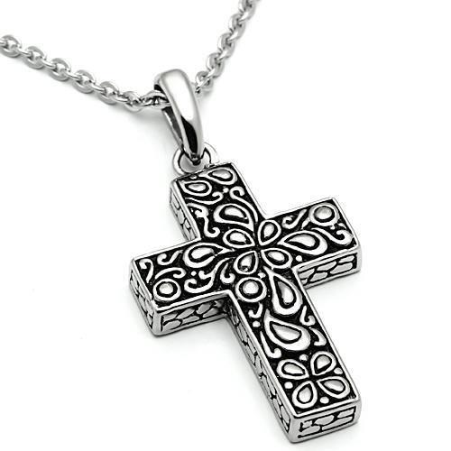 TK553 - High polished (no plating) Stainless Steel Necklace with No Stone LuxuryLifeWay Online Store
