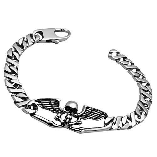 TK572 - High polished (no plating) Stainless Steel Bracelet with No Stone LuxuryLifeWay Online Store