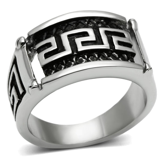 TK584 - High polished (no plating) Stainless Steel Ring with No Stone LuxuryLifeWay Online Store