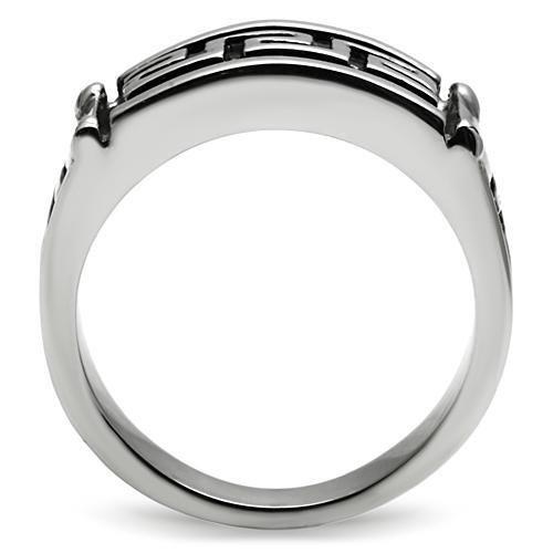 TK584 - High polished (no plating) Stainless Steel Ring with No Stone LuxuryLifeWay Online Store