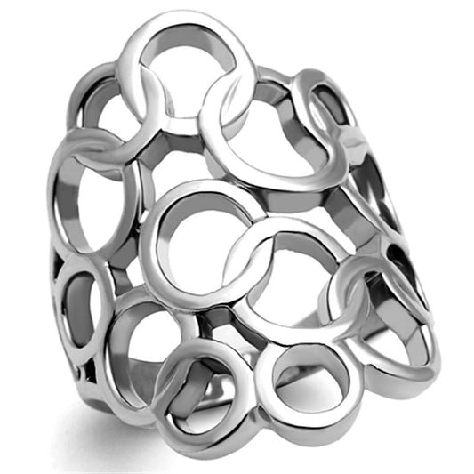 TK939 - High polished (no plating) Stainless Steel Ring with No Stone LuxuryLifeWay Online Store