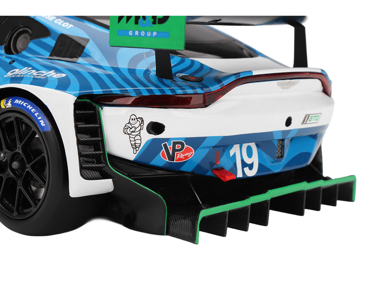 Aston Martin Vantage GT3 EVO #19 Valentin Hasse-Clot - Anthony McIntosh - Maxime Robin - Rory van der Steur "van der Steur Racing" IMSA "24 Hours of Daytona" (2025) 1/18 Model Car by Top Speed LuxuryLifeWay Online Store