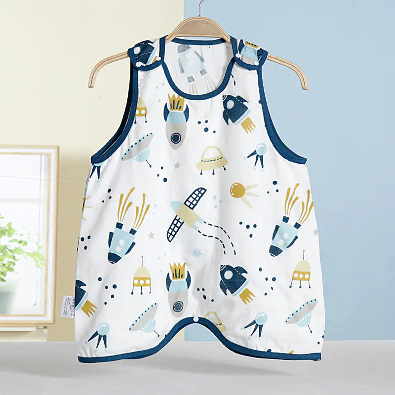 Bamboo Fiber Antibacterial Children's Sleeping Bag Vest Pi-Mart