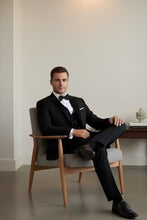 "Vermont" Black Tuxedo Jacket LuxuryLifeWay Online Store
