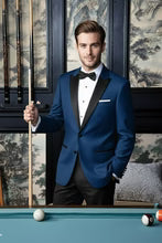 "Vermont" Indigo Blue Tuxedo Jacket LuxuryLifeWay Online Store