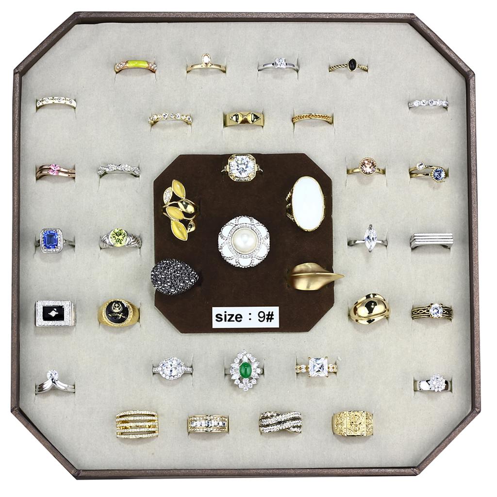 VK-001-SIZE9 - Assorted Brass Ring with Assorted  in Assorted LuxuryLifeWay Online Store