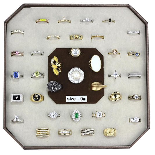 VK-001-SIZE9 - Assorted Brass Ring with Assorted  in Assorted LuxuryLifeWay Online Store