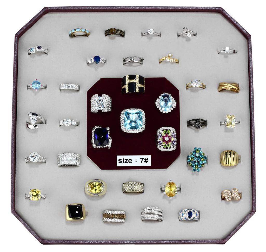 VK-010-SIZE7 - Assorted Brass Ring with Assorted  in Assorted LuxuryLifeWay Online Store