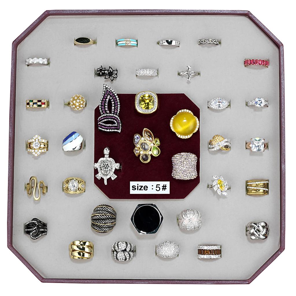 VK-012-SIZE5 - Assorted Brass Ring with Assorted  in Assorted LuxuryLifeWay Online Store