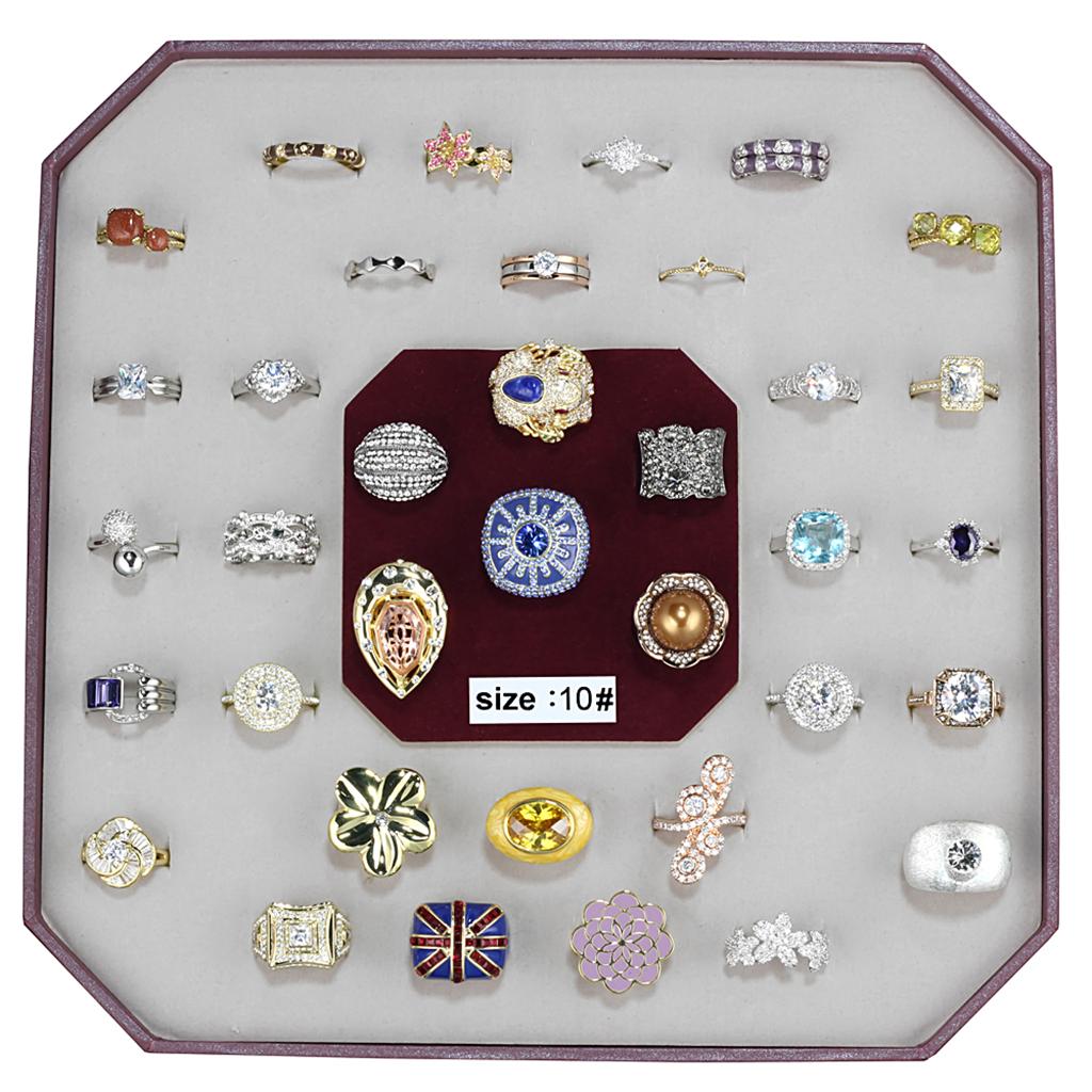 VK-014-SIZE10 - Assorted Brass Ring with Assorted  in Assorted LuxuryLifeWay Online Store