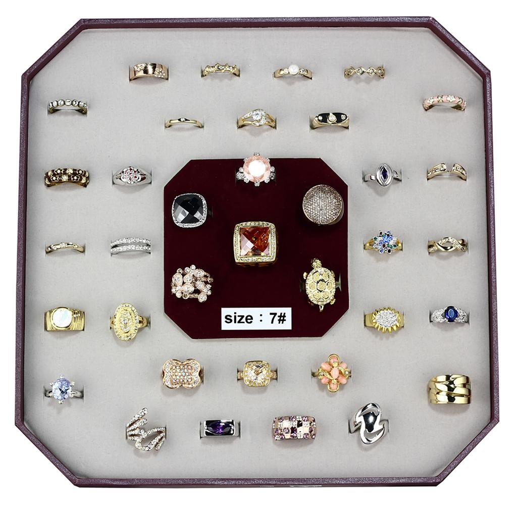 VK-015-SIZE7 - Assorted Brass Ring with Assorted  in Assorted LuxuryLifeWay Online Store
