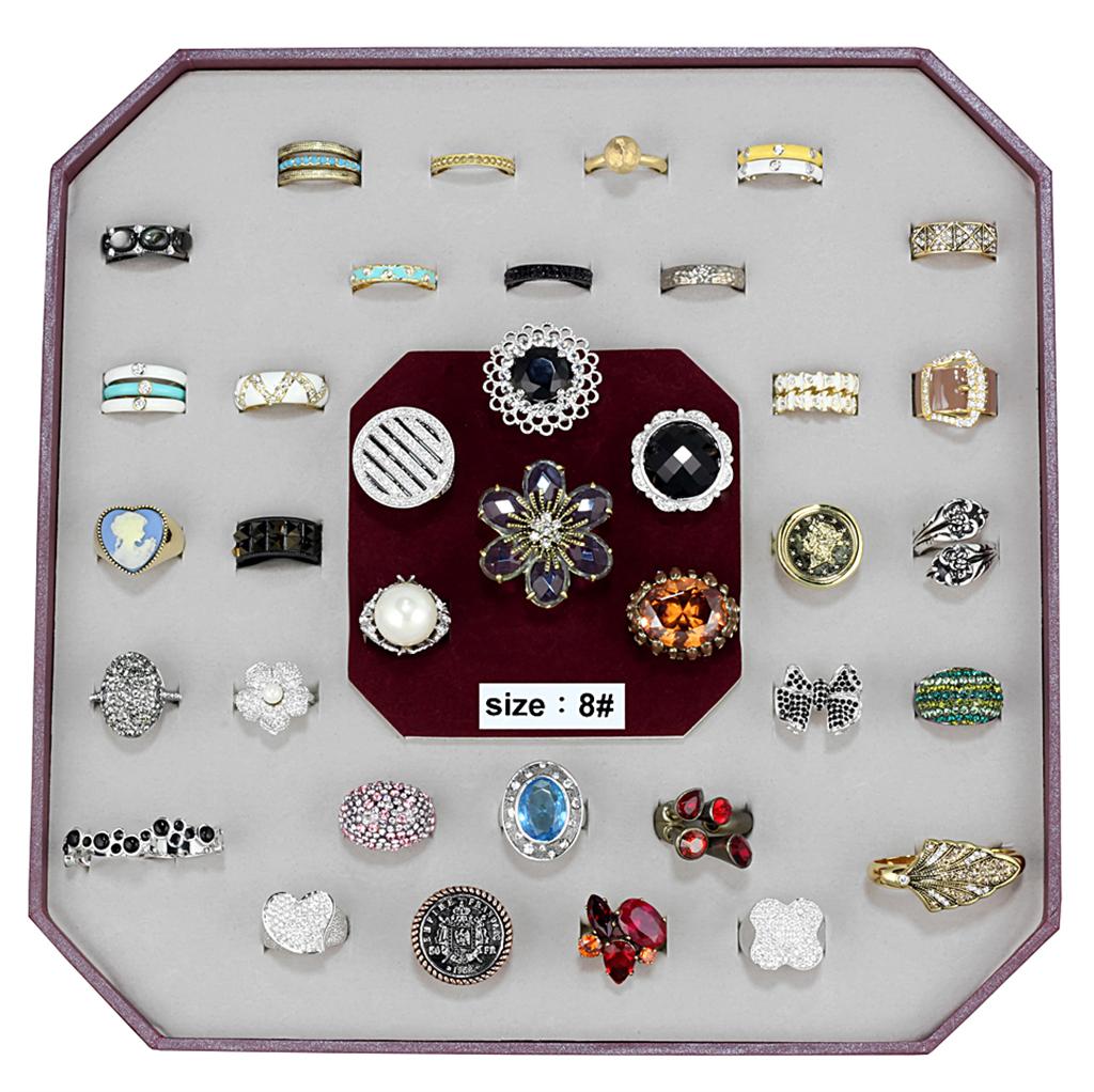VK-025-SIZE8 - Assorted Brass Ring with Assorted  in Assorted LuxuryLifeWay Online Store