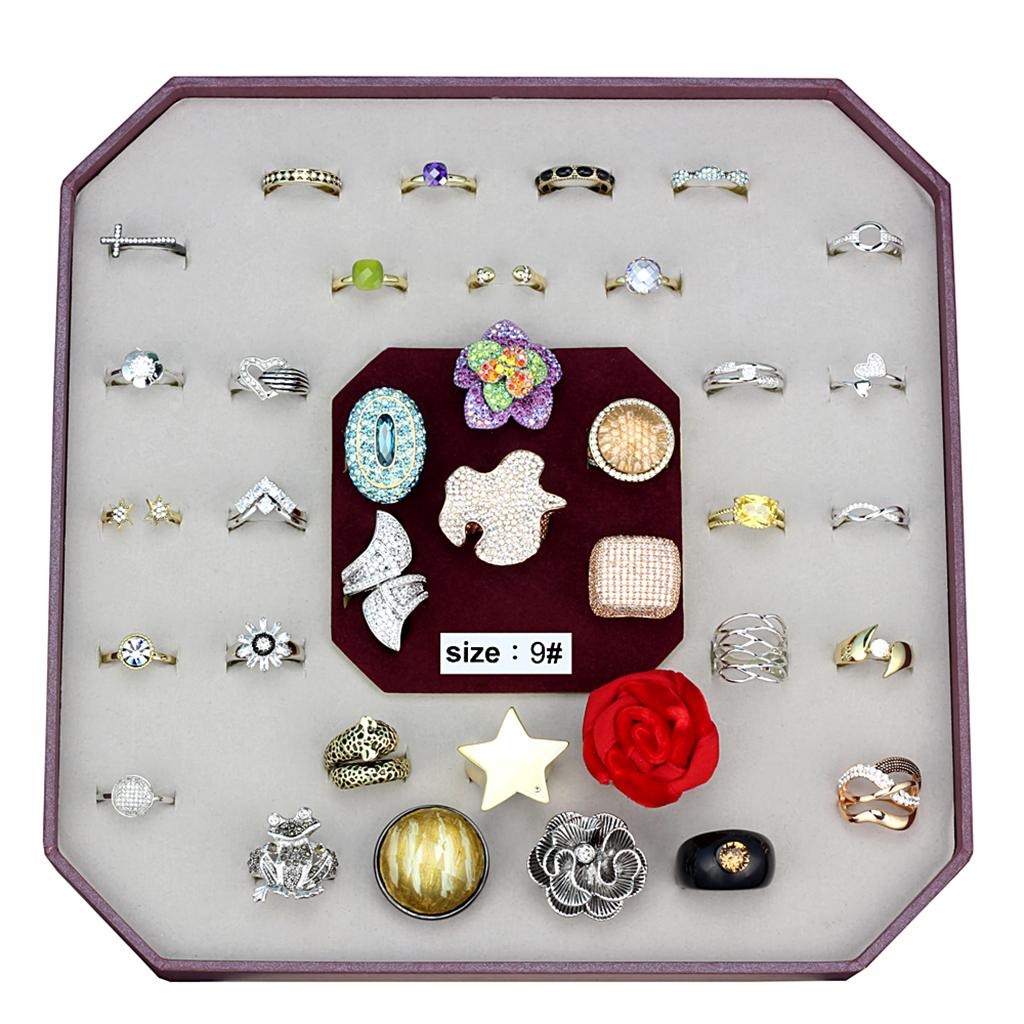 VK-030-SIZE9 - Assorted Brass Ring with Assorted  in Assorted LuxuryLifeWay Online Store