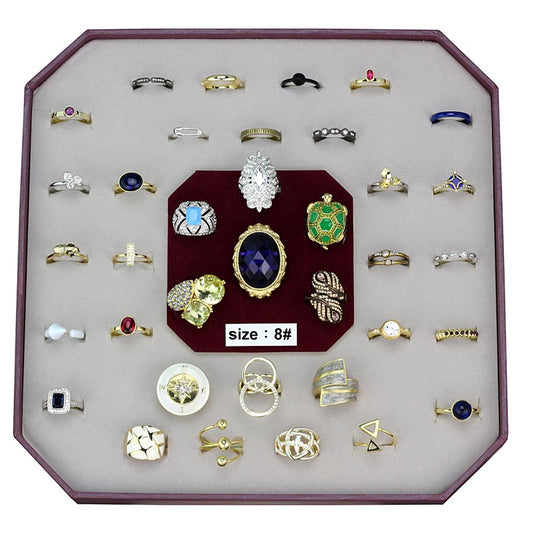 VK-040-SIZE8 - Assorted Brass Ring with Assorted  in Assorted LuxuryLifeWay Online Store