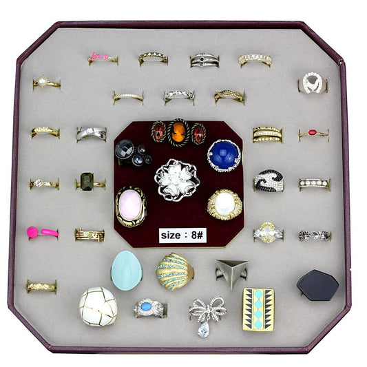 VK-050-SIZE8 - Assorted Brass Ring with Assorted  in Assorted LuxuryLifeWay Online Store