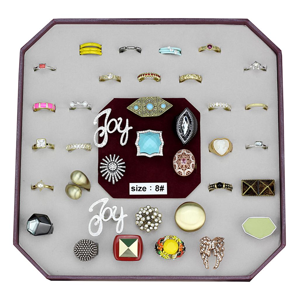 VK-051-SIZE8 - Assorted Brass Ring with Assorted  in Assorted LuxuryLifeWay Online Store