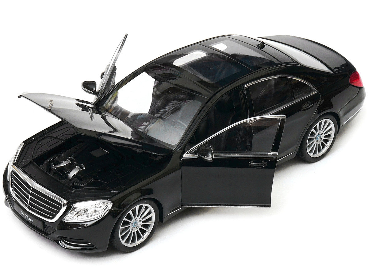 Mercedes Benz S Class with Sunroof Black "NEX Models" 1/24 Diecast Model Car by Welly LuxuryLifeWay Online Store