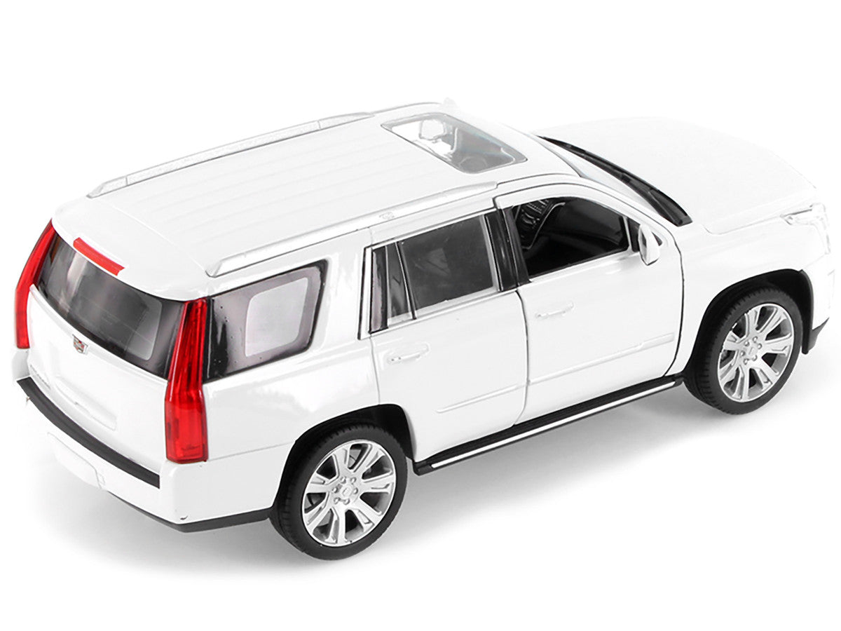 2017 Cadillac Escalade with Sunroof White 1/24-1/27 Diecast Model Car by Welly LuxuryLifeWay Online Store