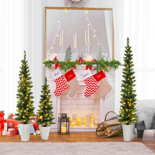 Costway Set of 3 Pre-Lit Artificial Christmas Trees with 423 Branch Tips 3  4  5 FT LuxuryLifeWay Online Store