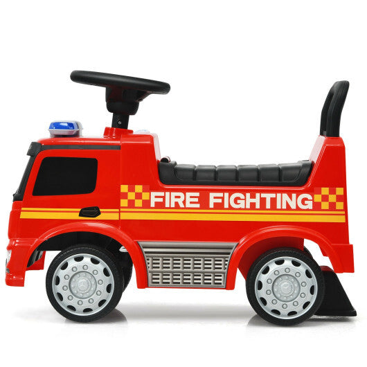 Costway Licensed Mercedes Benz Kids Fire Engine Racer-Red LuxuryLifeWay Online Store