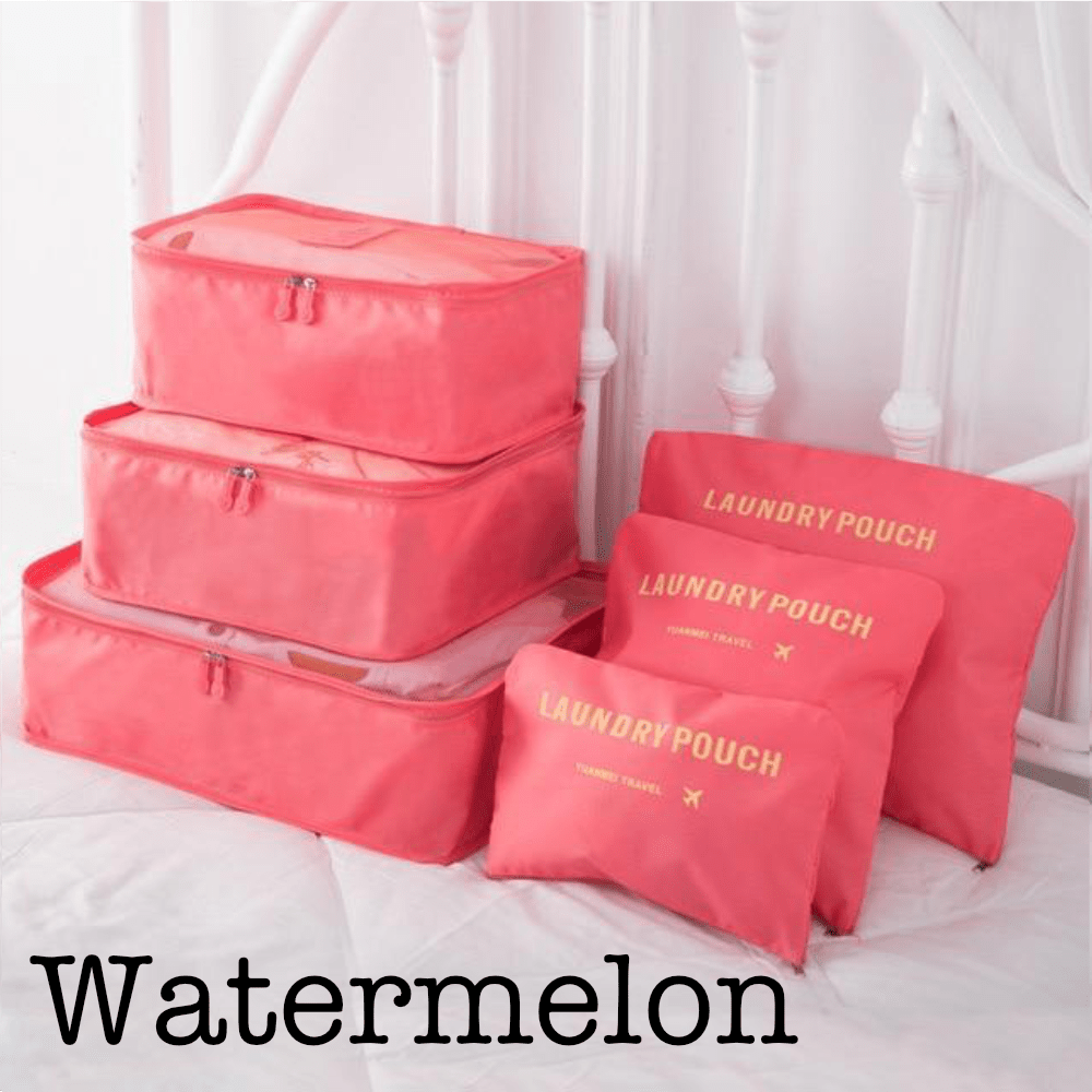 6 Piece Travel Organizer LuxuryLifeWay Online Store
