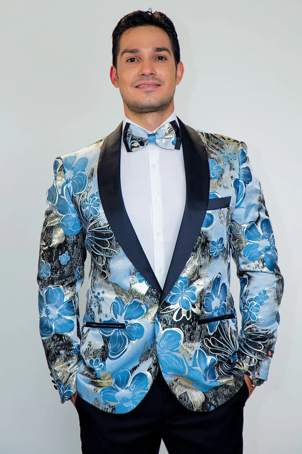 "Monte Carlo" Tuxedo Jacket Shawl LuxuryLifeWay Online Store
