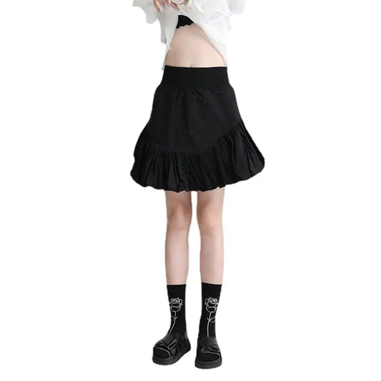 High-Waist Bubble Bud Cloud Skirt in Fashion Style