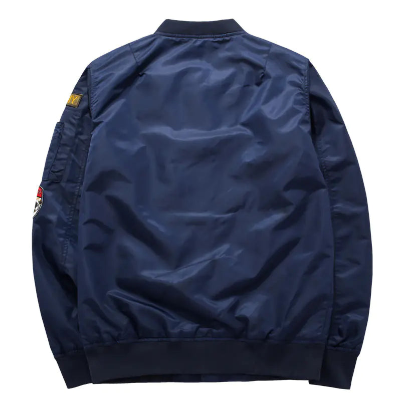 Thick Olive Green Men's Pilot Jacket