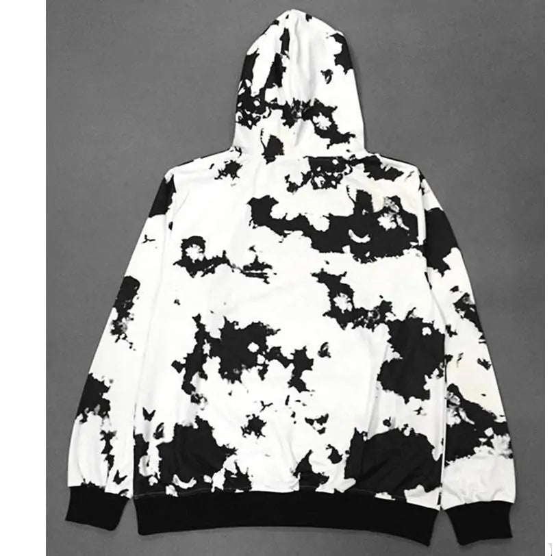 Vintage Black And White Hoodie