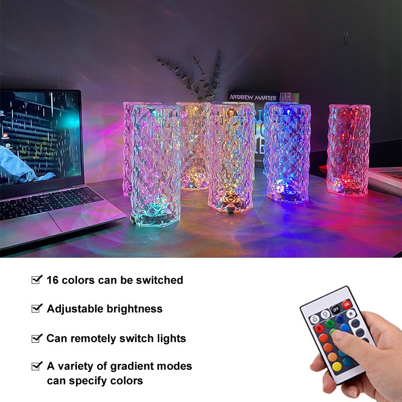 LED Touch Bedroom Lamp