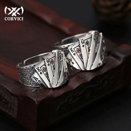 Biker Gothic Rock Men's Ring Pi-Mart