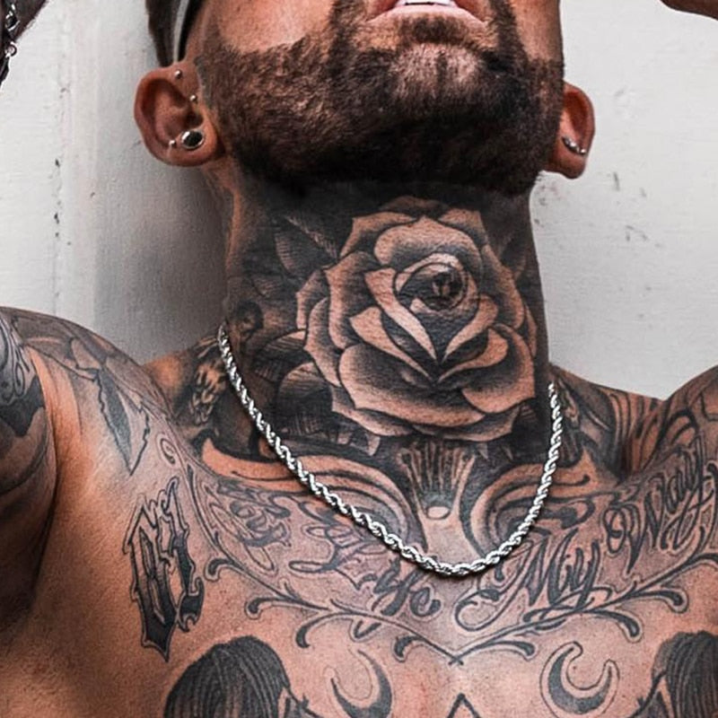 Minimalist Men Ropes Long Necklace Pi-Mart