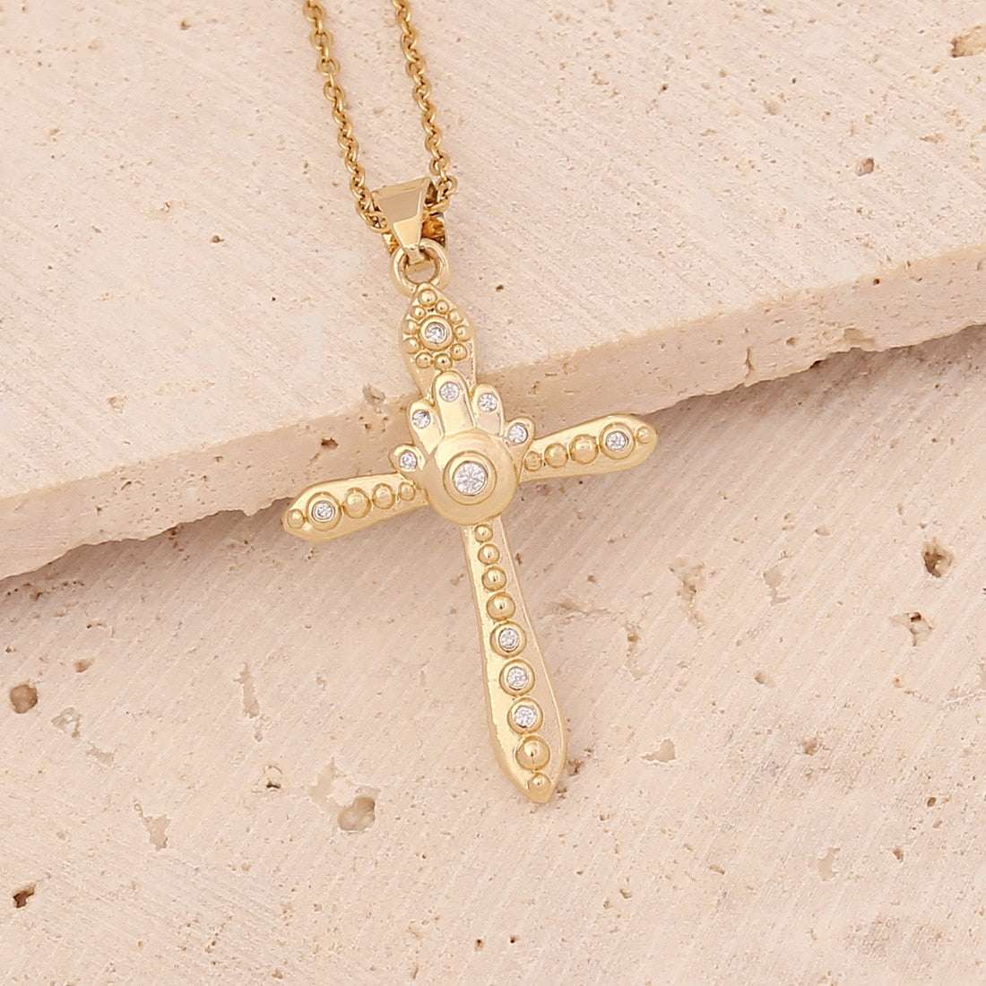 Gold Plated Pendant Necklace
