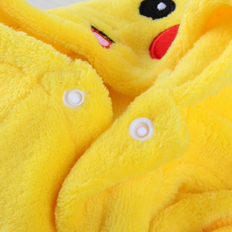 Cute Pikachu Pet Winter Jacket