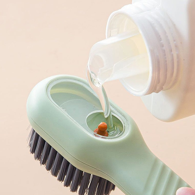 Automatic Liquid Discharge Shoe Brush