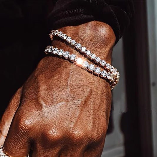 Iced Out Crystal Tennis Bracelet Pi-Mart