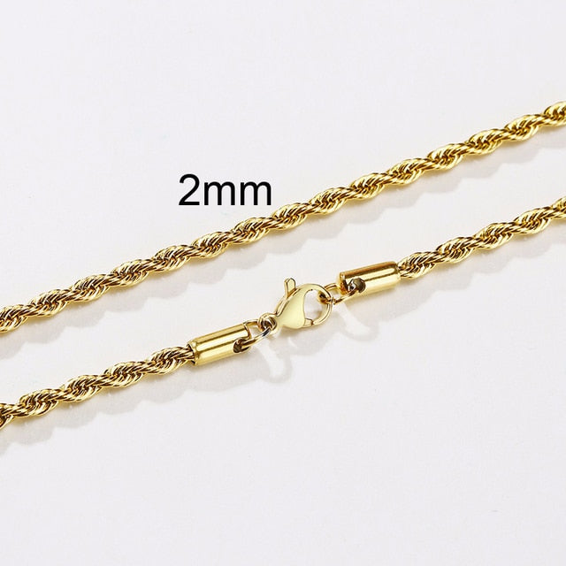 Minimalist Men Ropes Long Necklace Pi-Mart