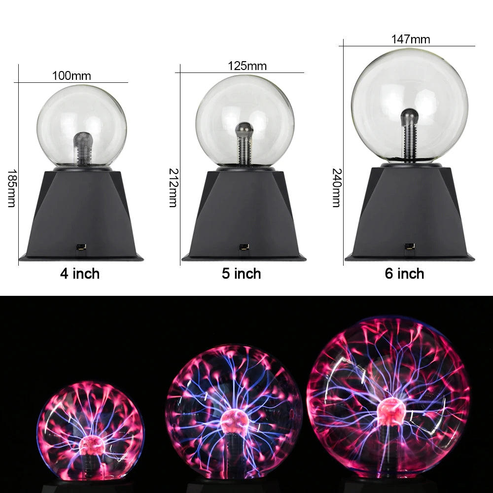 Magic Crystal Plasma Ball Lamp