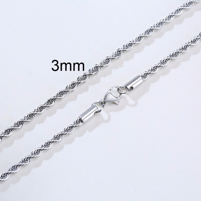 Minimalist Men Ropes Long Necklace