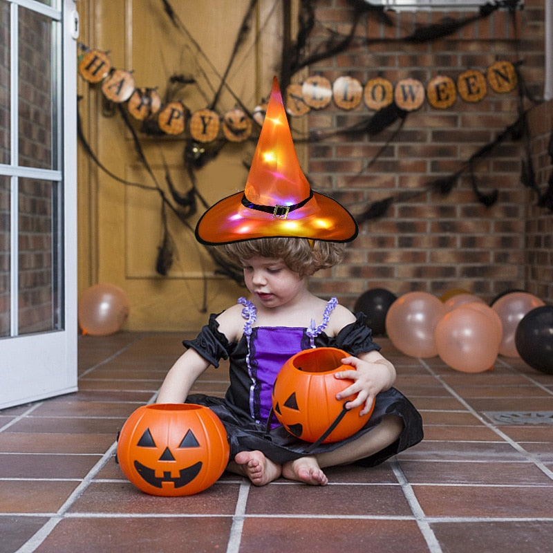 Witch Hat with LED Light