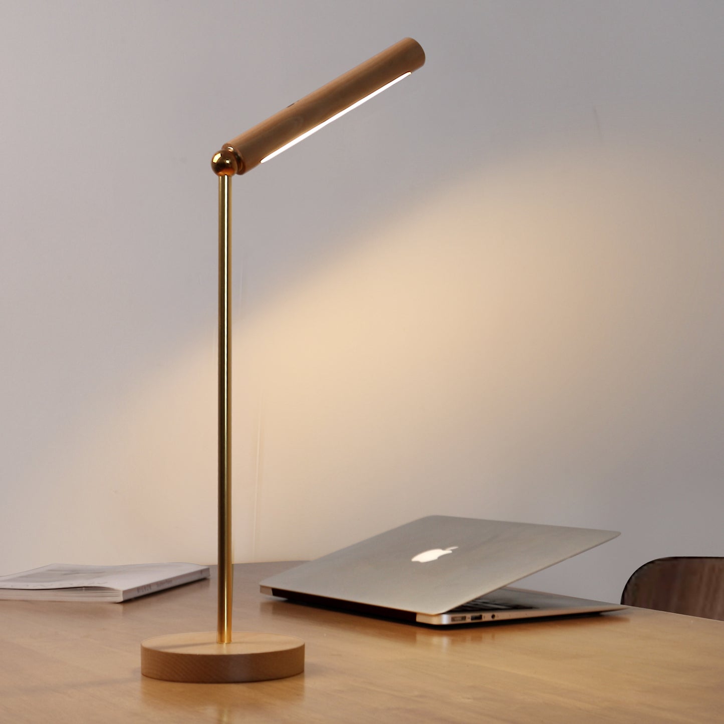 Minimalist Wooden Desk Lamp
