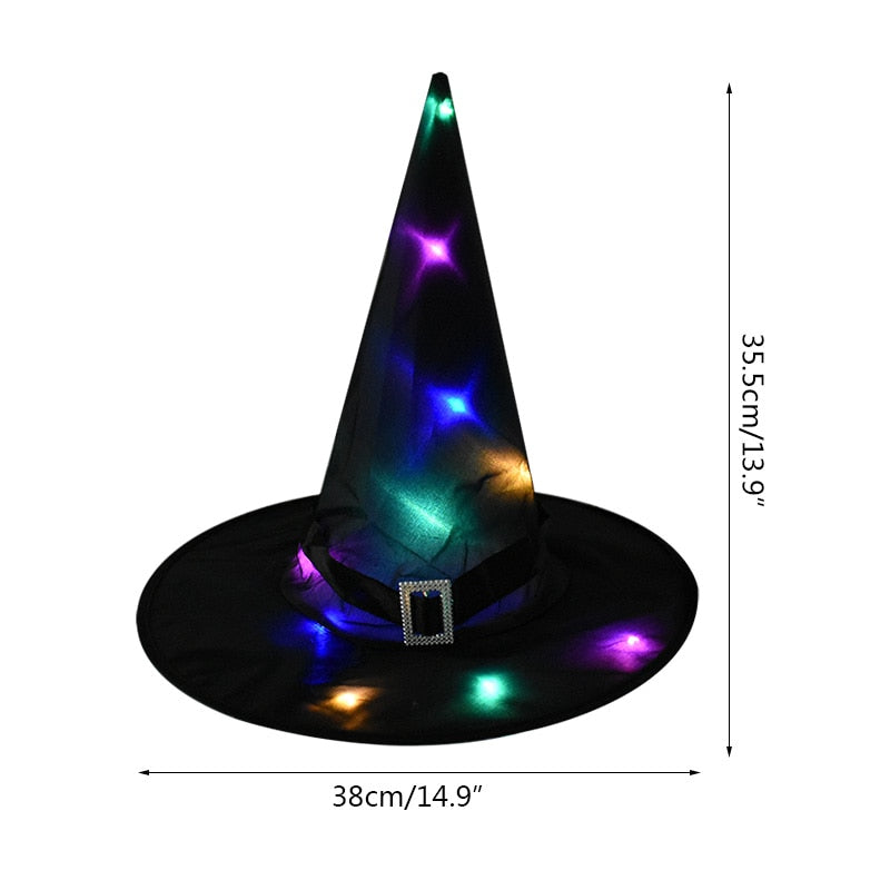 Witch Hat with LED Light